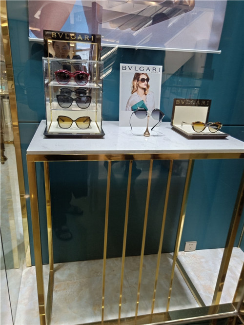 不锈钢木结合展示柜